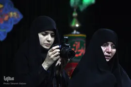 وداع با پیکر شهید مدافع حرم حمزه کاظمی