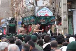 تشییع پیکر مطهر دو شهید گمنام در ملایر