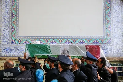 تشییع پیکر شهید حجت‌الاسلام محمد اصلانی در حرم مطهر رضوی