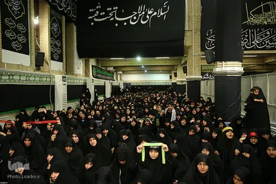 مراسم عزاداری شام غریبان در حسینیه امام خمینی(ره)