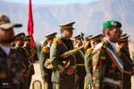 مراسم تشییع پیکر شهدای حادثه سقوط بالگرد در اصفهان