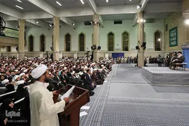 دیدار طلاب حوزه‌های علمیه استان تهران با رهبر انقلاب