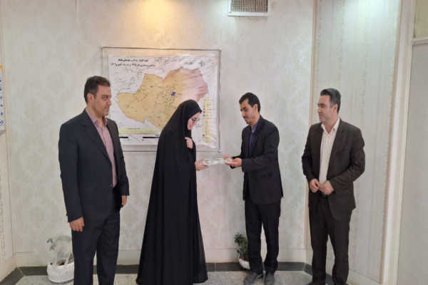 تجلیل از مهدی سعادتی‌کیا در فرمانداری سلسله