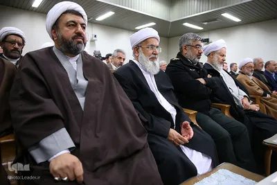 دیدار جمعی از دست‌اندرکاران و کارگزاران حج با حضرت آیت‌الله خامنه‌ای، رهبر معظم انقلاب اسلامی