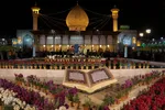 مراسم تحویل سال نو در حرم مطهر شاهچراغ (ع) شیراز‎