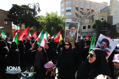 پیاده‌روی جاماندگان اربعین حسینی در شهرستان اهر
