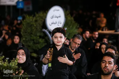 مراسم عزاداری اباعبدالله الحسین (ع) در محله باغ فیض