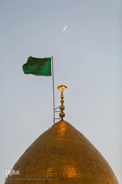 آیین تعویض پرچم سیدالکریم در شب ولادت آن حضرت