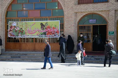 مراسم تحویل سال نو در آستان مقدس امامزاده سید حمزه(ع)‎ - تبریز