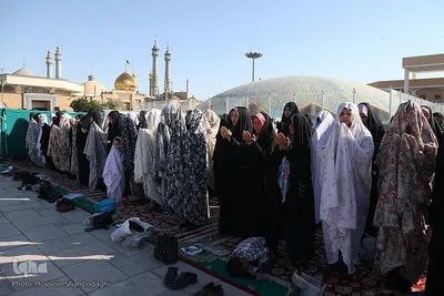نماز عید سعید فطر در حرم حضرت معصومه(س)