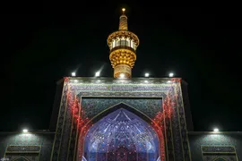 حرم مطهر رضوی در شب عید غدیر