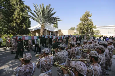 استقبال از 9 شهیدگمنام دوران دفاع مقدس ـ شيراز