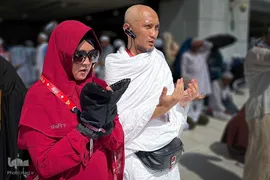 نیایش زائران در مسجدالحرام