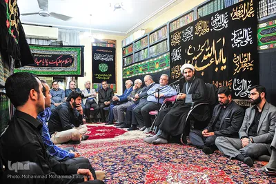 روضه‌خوانی در منزل آیت‌الله سیدعلی شفیعی