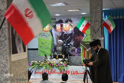 مراسم عمامه گذاری طلاب حوزه علمیه سفیران هدایت بیرجند