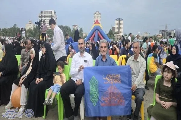 جشن بزرگ محفل قرآنی علویون در ساحل دریای بابلسر