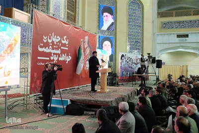 مراسم بزرگداشت سپهبد شهید حاج قاسم سلیمانی در  مصلی بزرگ حضرت امام خمینی(ره) تبریز