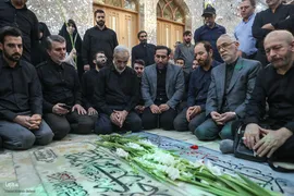 حضور جامعه قرآنی بر مزار شهیدان سلامی و طهرانچی