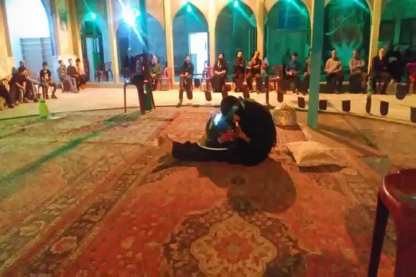 پنجمین روز سوگواره تعزیه «غریب» نور