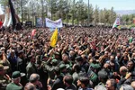 مراسم تشییع شهیدان «مهدی زیبا» و «اسماعیل نادی»