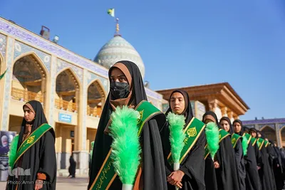 آیین گلاب شویی حرم مطهر حضرت شاهچراغ علیه السلام