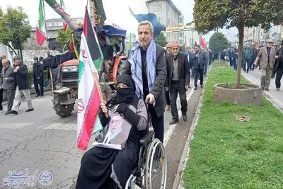 حضور پرشور مردم بابلسر در راه‌پیمایی روز جهانی قدس