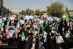 راهپیمایی و گردهمایی «بانوان فاطمی» در شیراز