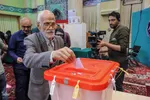 حضور پرشور مردم تبریز پای صندوق رای‎