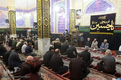 مراسم عزاداری حسینی در مسجد آیت‌الله شفیعی
