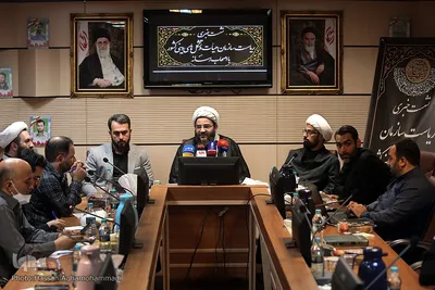 نشست خبری حجت الاسلام والمسلمین مجید باباخانی، رئیس سازمان هیأت و تشکل‌های دینی کشور