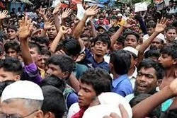 Des milliers de Rohingyas dénoncent leurs conditions de vie