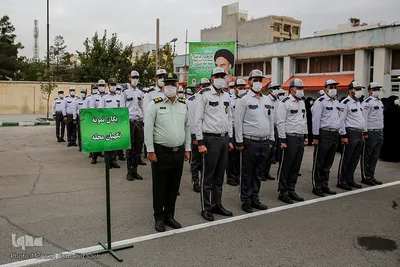 مراسم صبحگاه عمومی ناجا در مشهد
