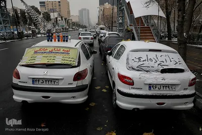 بارش برف در تهران