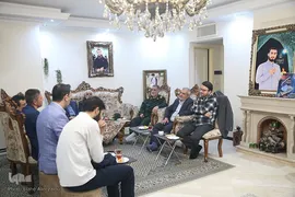 دیدار جامعه قرآنی با خانواده شهید آرمان علی‌وردی