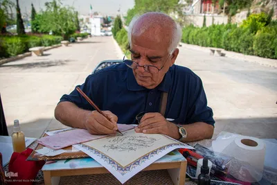 مراسم معنوی تعویض قرآن دروازه قرآن شیراز