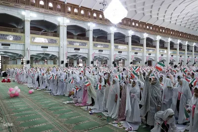 جشن تکلیف ۵ هزار نفری دختران در تبریز