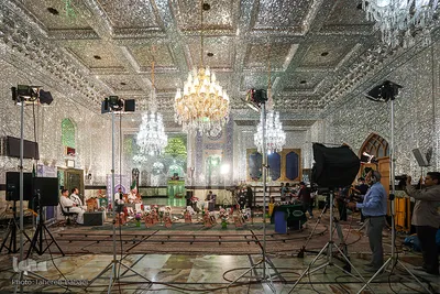 مراسم جز خوانی مجازی در امام زاده ها