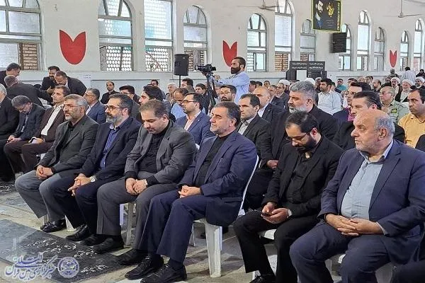 آیین عطرافشانی و تجدید میثاق با آرمان های شهدا در ساری