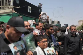 بدرقه رئیس جمهور شهید تا خانه ابدی توسط خراسانی‌ها