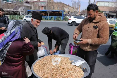 حال و هوای بازار تبریز در شب عید