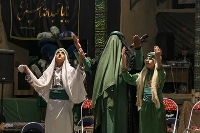 تعزیه حسینیه اعظم برغان