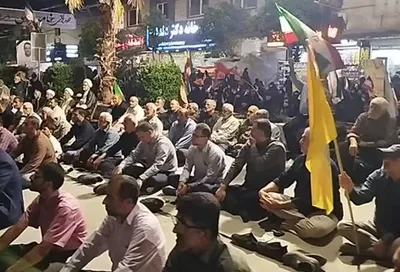نودمین اجتماع شبانه مردم انقلابی فریدونکنار