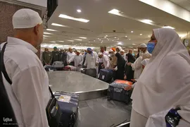ورود نخستین گروه زائران حج تمتع ۱۴۰۵ جنوب کشور به شیراز