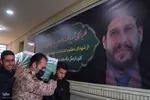 وداع اهالی مسجد الزهراء(س) شیراز با طلبه شهید امنیت