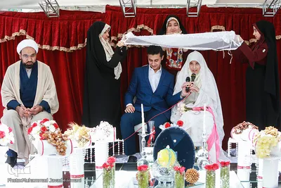 جشن ازدواج دانشجویی در روز میلاد حضرت علی اکبر(ع)