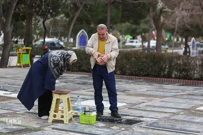 آیین چراغ برات در مشهد