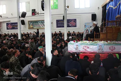 تشییع پیکر مطهر بسیجی شهید سید علی رضوی
