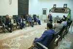 دیدار روح‌الله دهقانی فیروز‌آبادی، رئیس جهاددانشگاهی با حجت الاسلام والمسلمین سعیدی، تولیت آستان مقدس حضرت معصومه(س)

