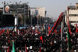 تشییع پیکر مطهر شهید سپهبد سلیمانی در کرمان