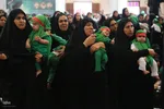 مراسم شیرخوارگان حسینی در حرم مطهر شاهچراغ(ع)